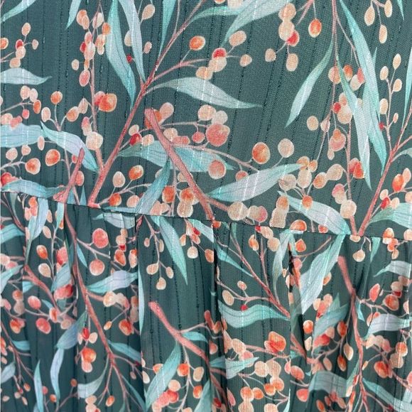 Jade Melody Tam Wispy Leaves maxi dress size Small NWT - Picture 3 of 6